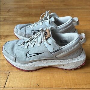 Nike Crater Remixa Grey and Red Size 11.5